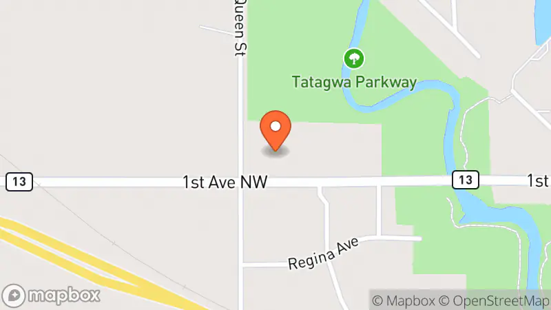 Map showing location of The HONN Shoppe