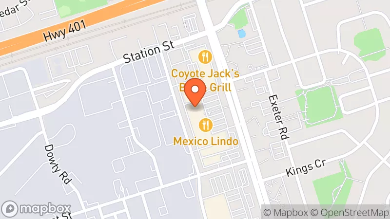 Map showing location of The Meet Up Collections