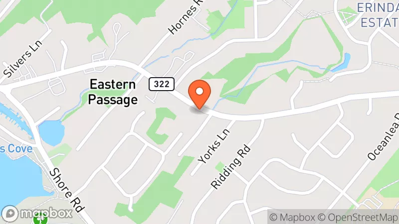 Map showing location of The Pop-Up Thrift Co.