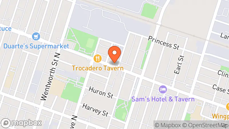 Map showing location of The River Trading Company