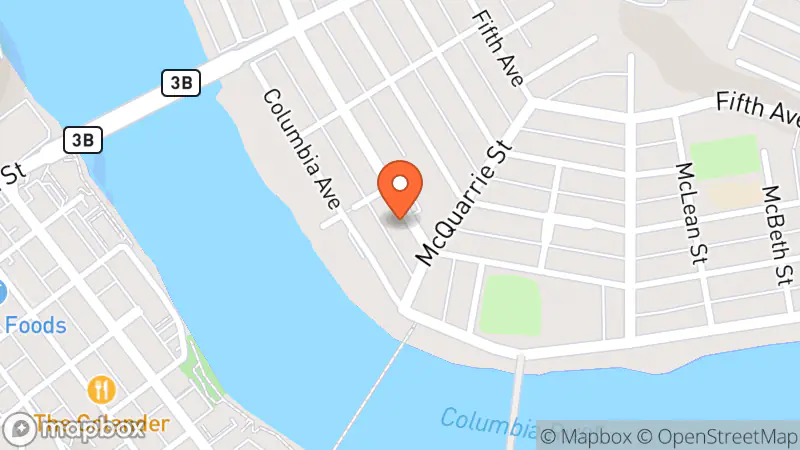 Map showing location of The Rusty Bird Vintage Boutique