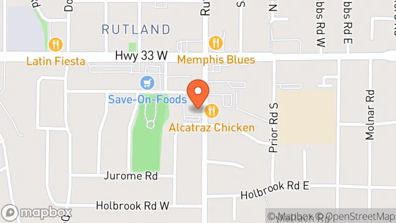 Map showing location of The Salvation Army Rutland Thrift Store