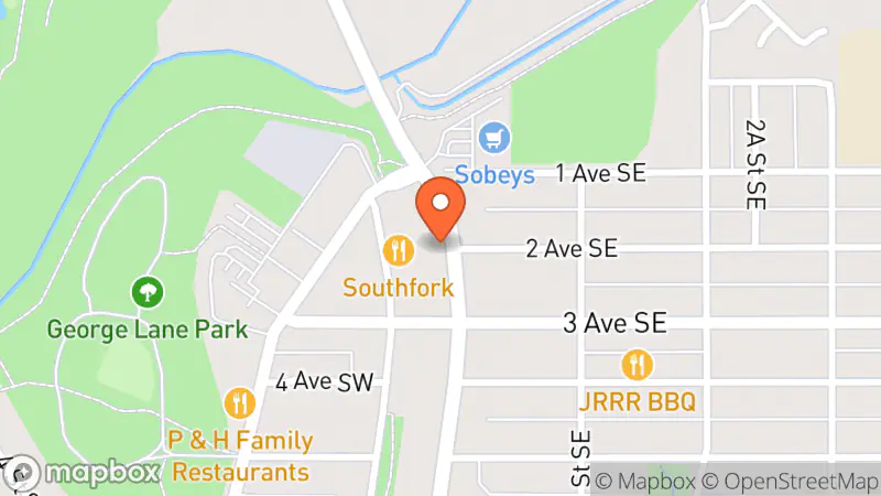 Map showing location of The Salvation Army