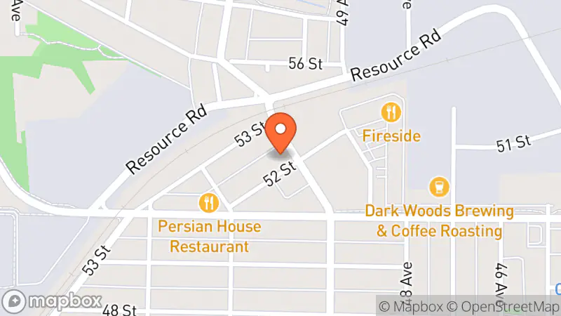 Map showing location of The Salvation Army