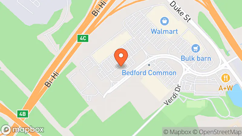 Map showing location of The Salvation Army Thrift Store