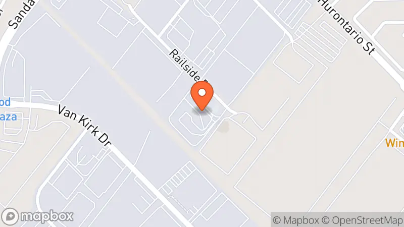 Map showing location of The Salvation Army Thrift Store Donor Welcome Centre