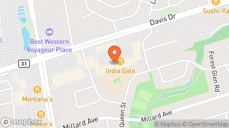 Map showing location of The Salvation Army Thrift Store