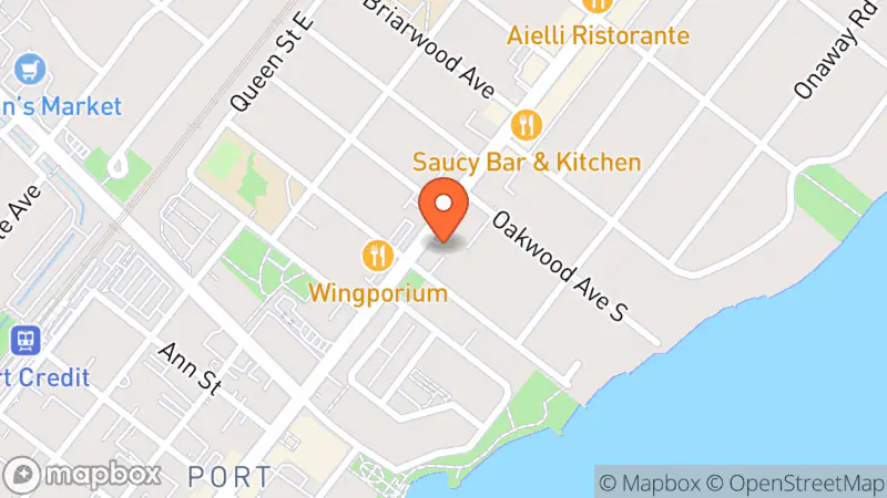 Map showing location of The Salvation Army Thrift Store