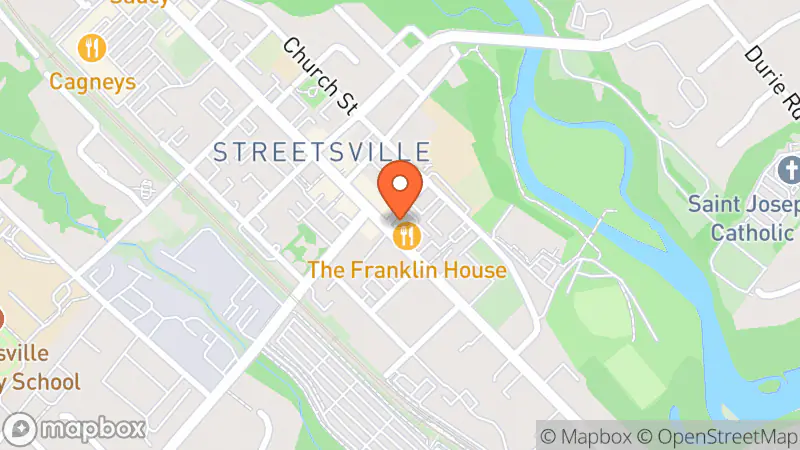 Map showing location of The Salvation Army Thrift Store