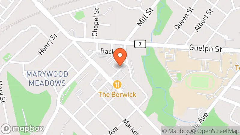 Map showing location of The Salvation Army Thrift Store