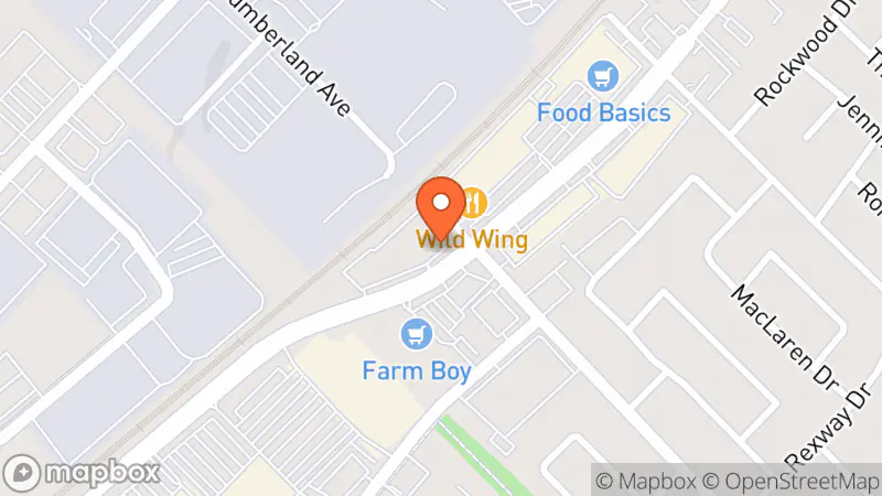 Map showing location of The Salvation Army Thrift Store