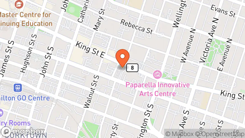 Map showing location of The Salvation Army Thrift Store