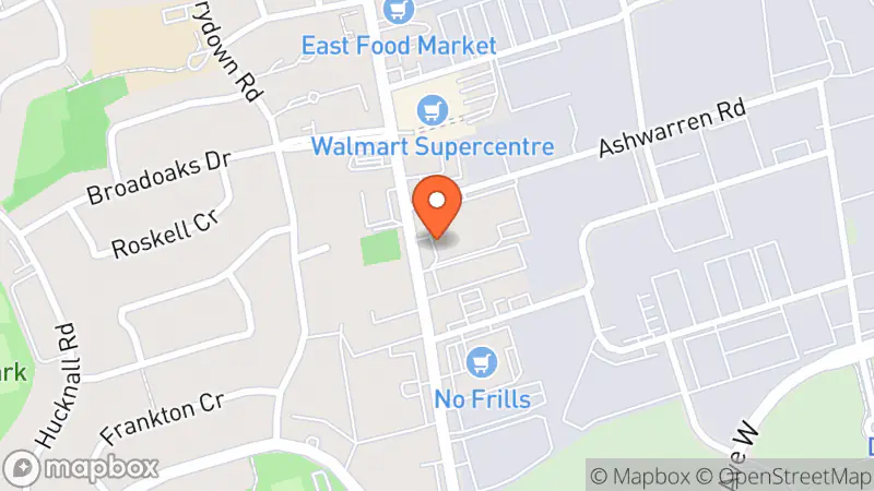 Map showing location of The Salvation Army Thrift Store