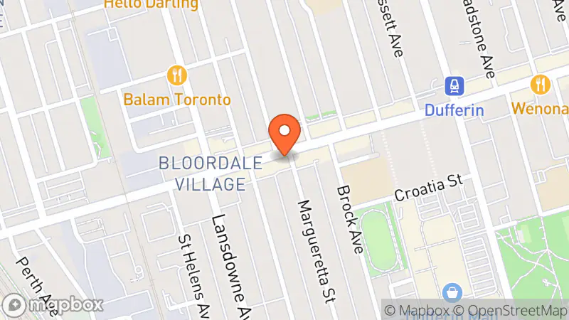 Map showing location of The Salvation Army Thrift Store