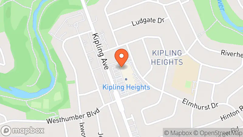 Map showing location of The Salvation Army Thrift Store