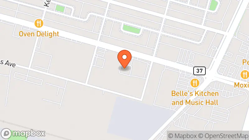 Map showing location of The Salvation Army Thrift Store