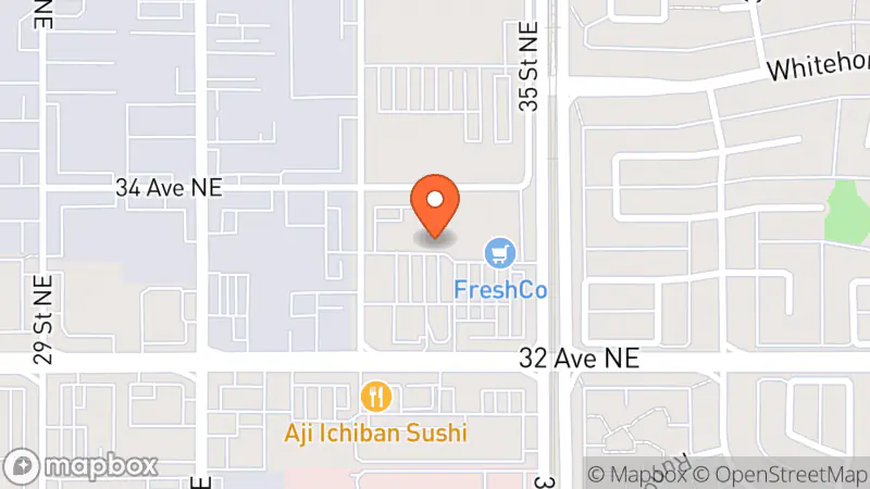 Map showing location of The Salvation Army Thrift Store