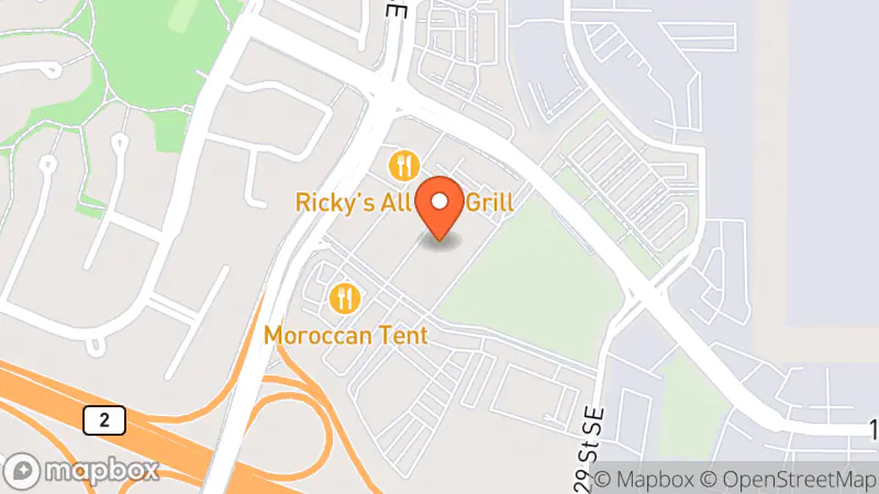 Map showing location of The Salvation Army Thrift Store