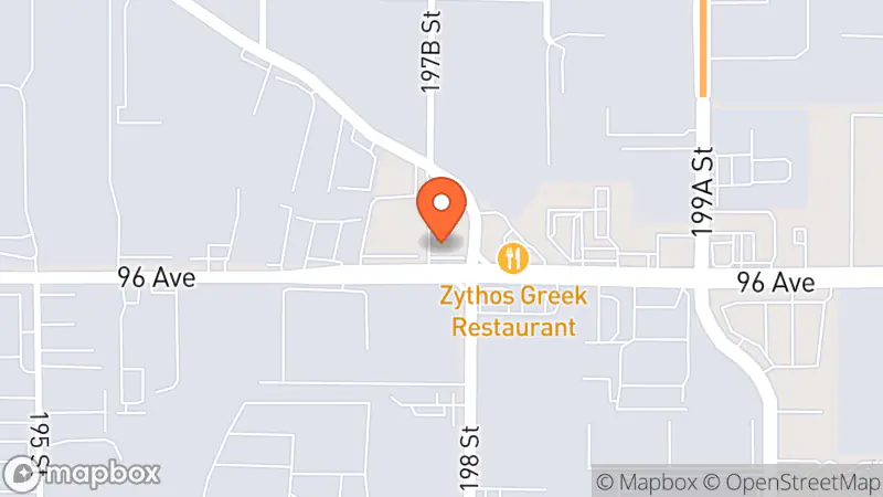 Map showing location of The Salvation Army Thrift Store