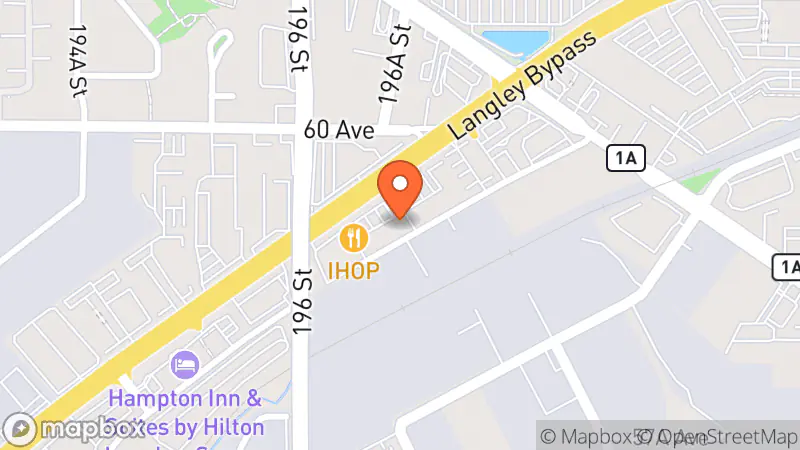 Map showing location of The Salvation Army Thrift Store