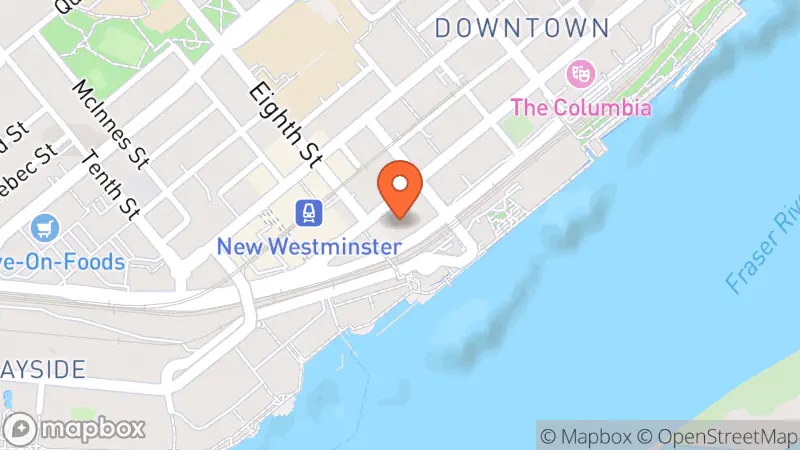 Map showing location of The Salvation Army Thrift Store