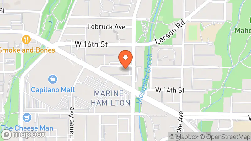 Map showing location of The Salvation Army Thrift Store