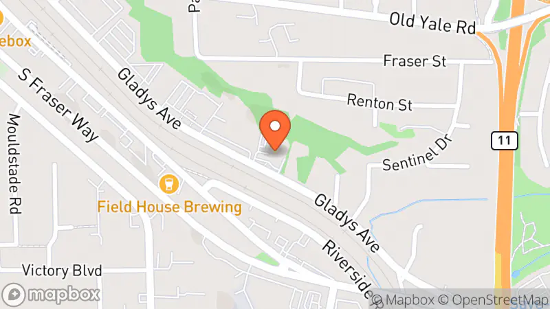 Map showing location of The Salvation Army