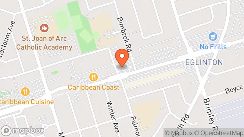 Map showing location of The Second Chance Foundation Thrift Store