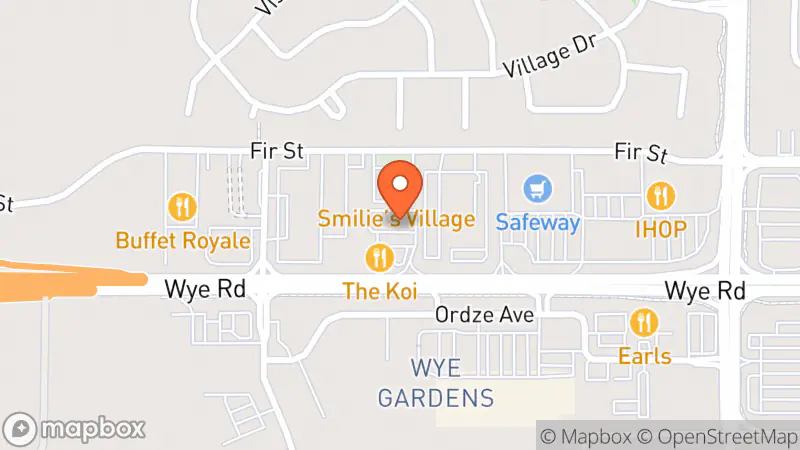 Map showing location of The Sherwood Park Bookworm