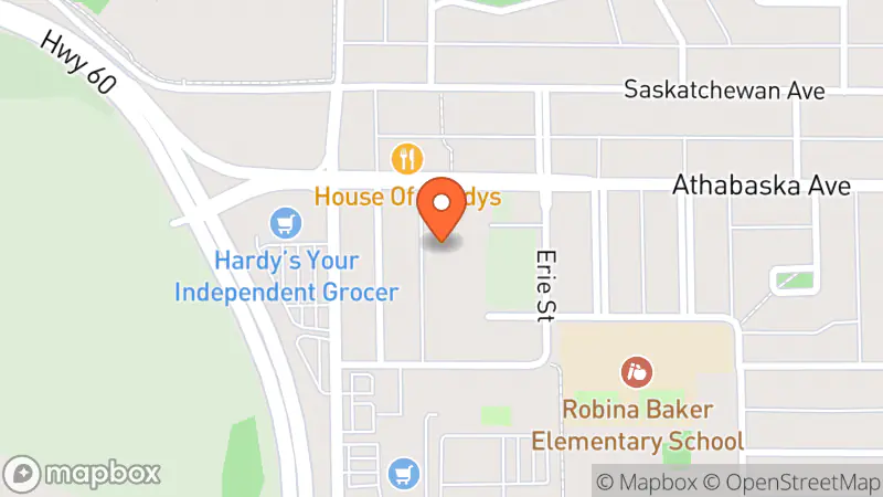 Map showing location of The Store