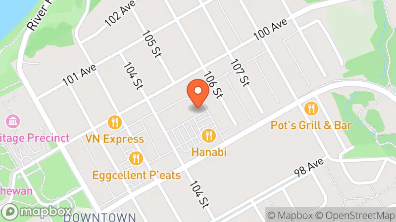 Map showing location of The Threaded Nest Consignment