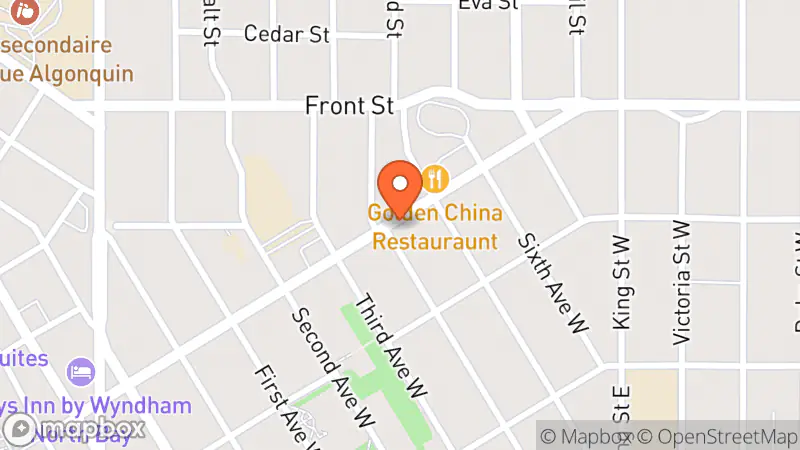 Map showing location of The Trendy Thrifter