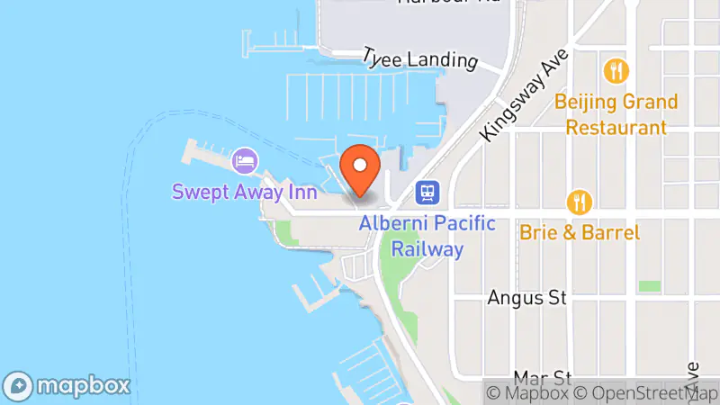 Map showing location of The Vibe Vault