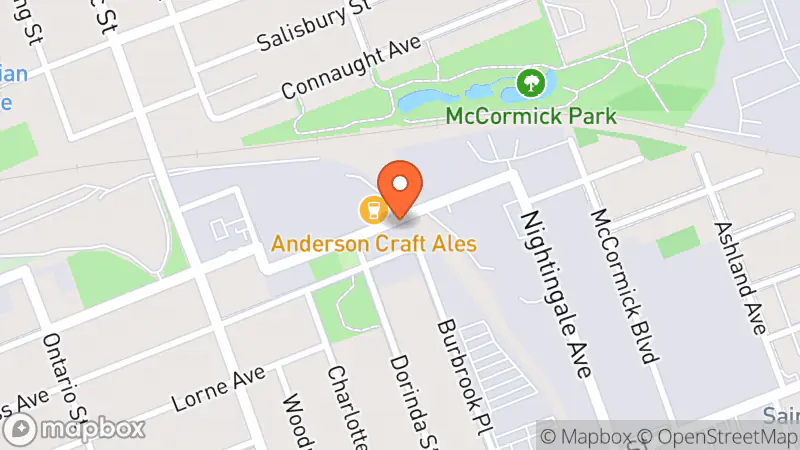 Map showing location of The Vintage Showroom