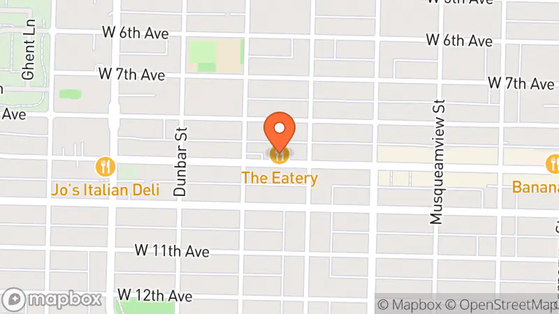 Map showing location of The Wayback Vintage & Thrift Store