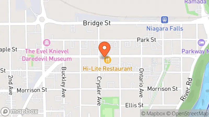 Map showing location of The White Whale