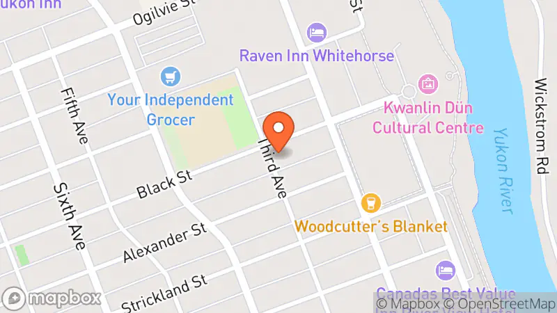 Map showing location of THE WISHFACTORY