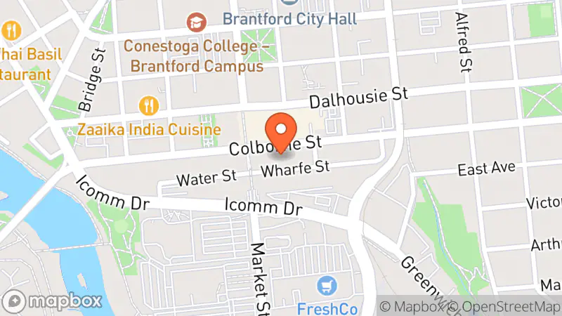 Map showing location of This That & The Other Thing