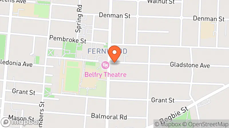 Map showing location of Thistle & Wren Boutique