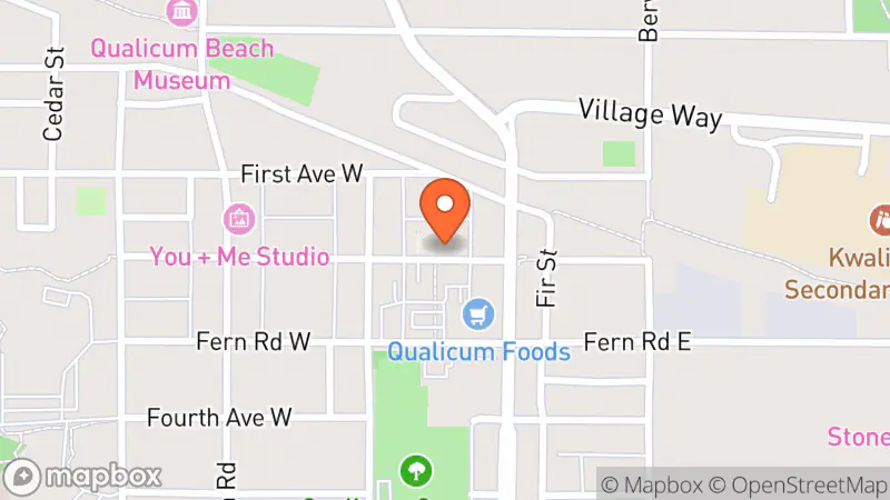 Map showing location of Threads and Treasures