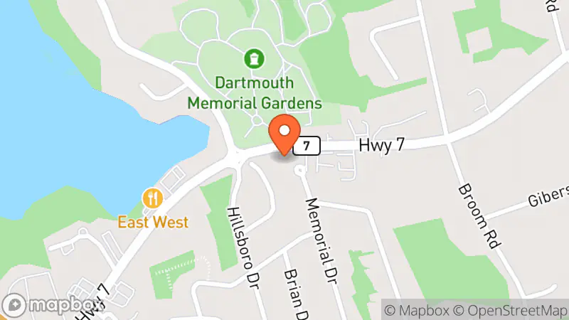 Map showing location of Threadz Thrift Shop Dartmouth