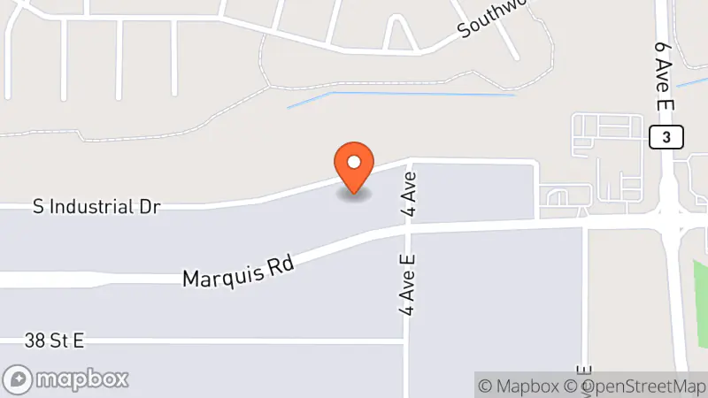 Map showing location of Thrift Avenue & Company