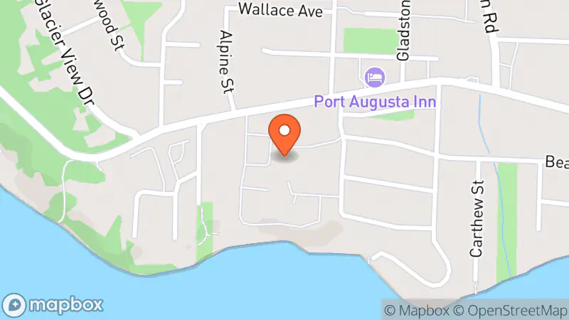 Map showing location of Thrift Shop - Auxiliary for Comox Valley Healthcare