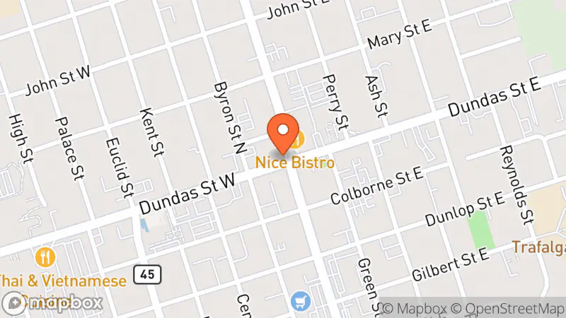 Map showing location of THRIFT STORE