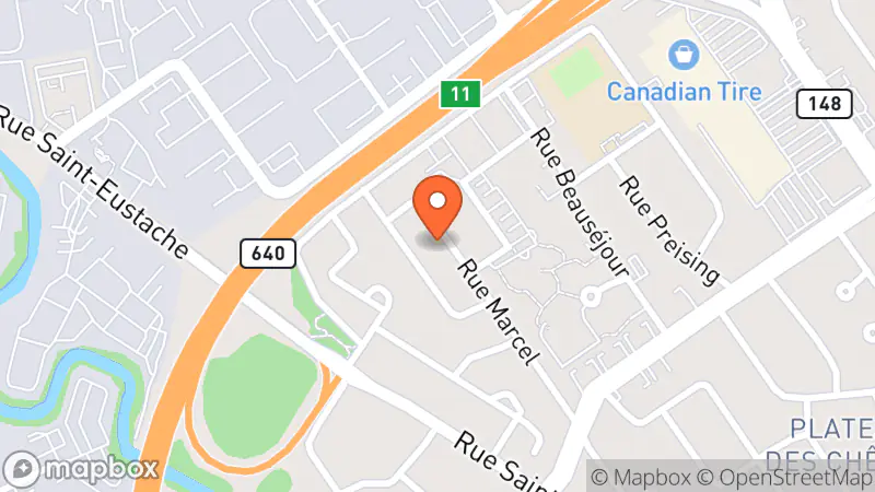 Map showing location of Thriftbud96