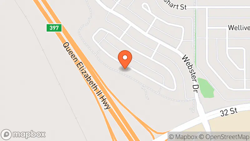 Map showing location of Thrifted Sisters Boutique