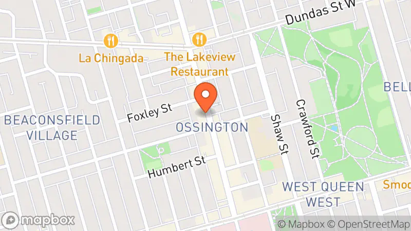 Map showing location of Thriftism Pop Up Shop