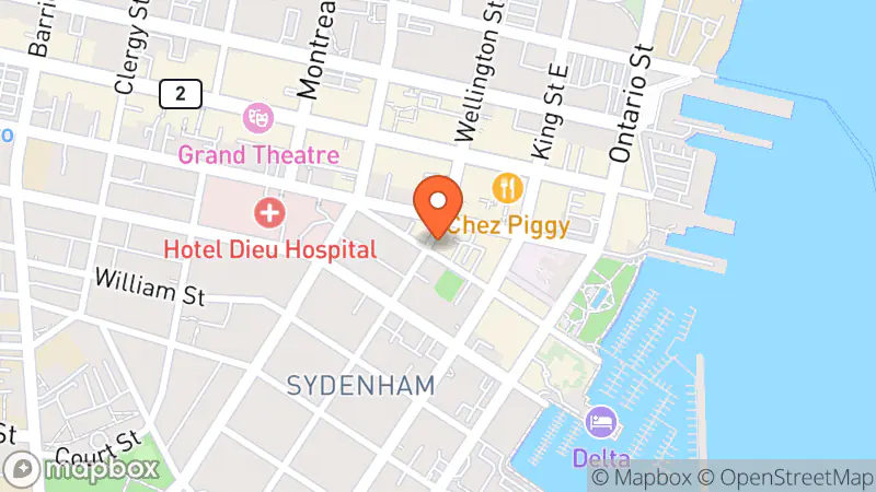 Map showing location of Thrifty Girl