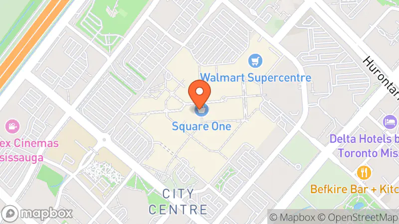 Map showing location of Throwback Vault