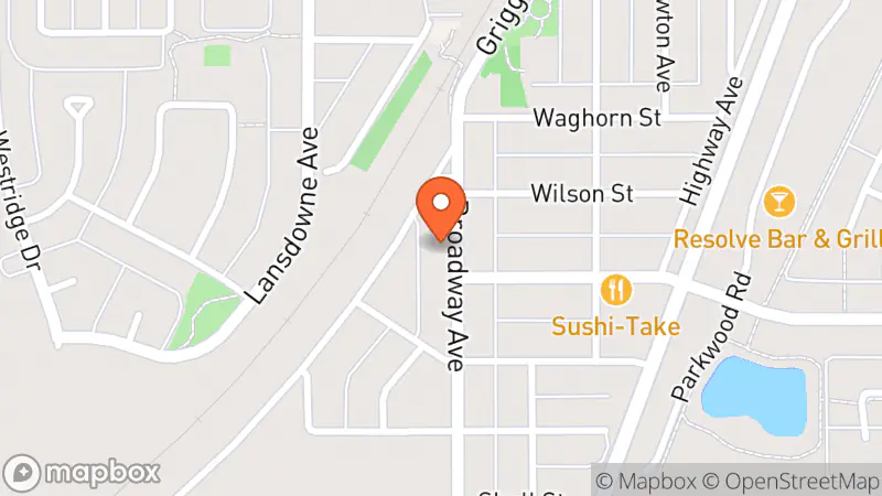 Map showing location of Timeless thrifters Ltd